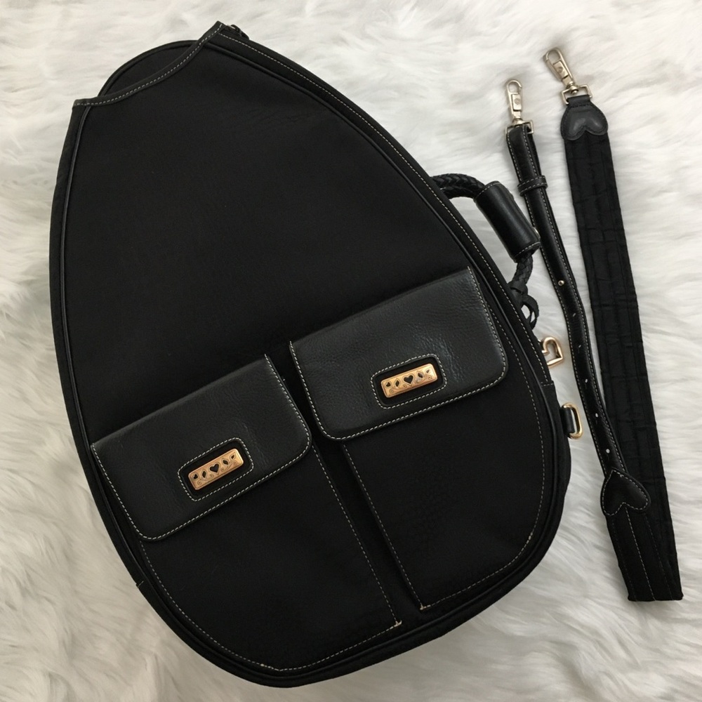 Brighton | Pickle Ball or Tennis Black Backpack Rare Retired Piece